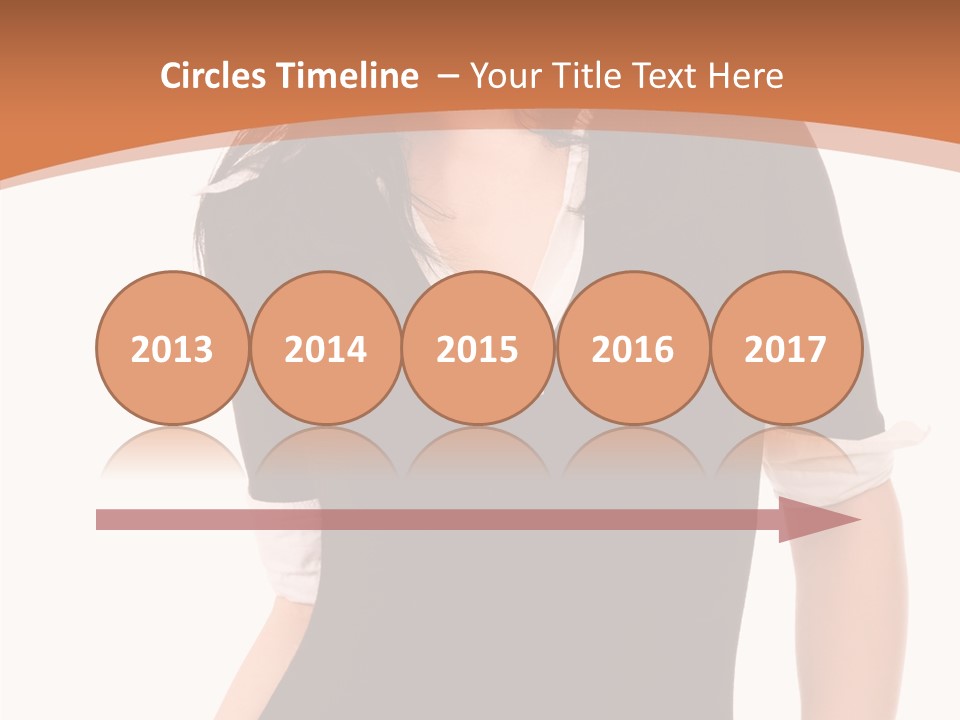 Female Smile Beautiful PowerPoint Template