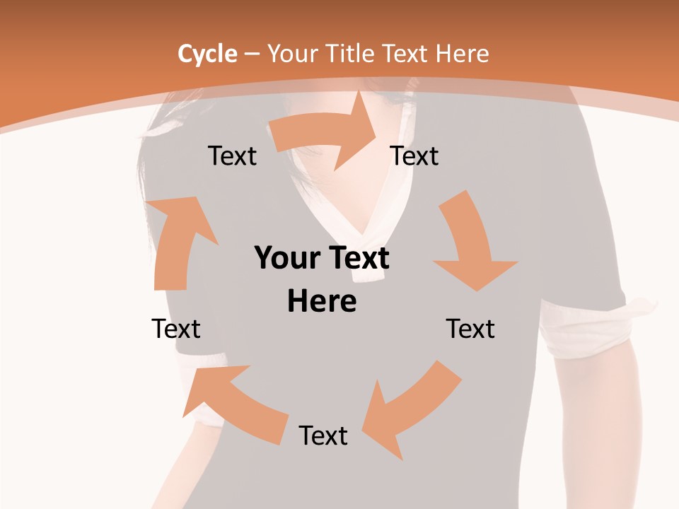 Female Smile Beautiful PowerPoint Template