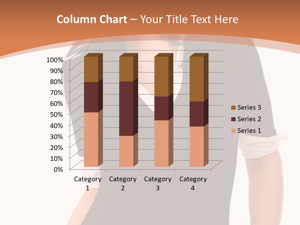 Female Smile Beautiful PowerPoint Template