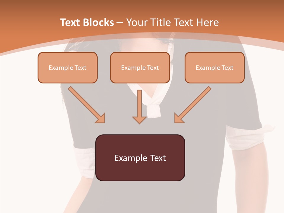 Female Smile Beautiful PowerPoint Template
