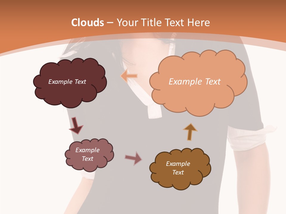 Female Smile Beautiful PowerPoint Template