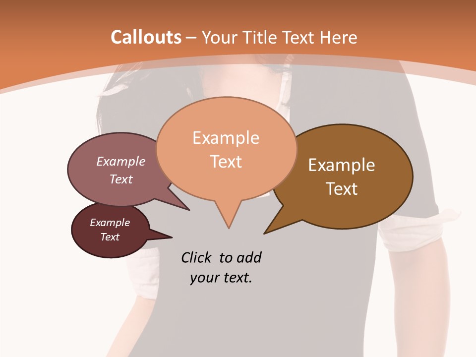 Female Smile Beautiful PowerPoint Template