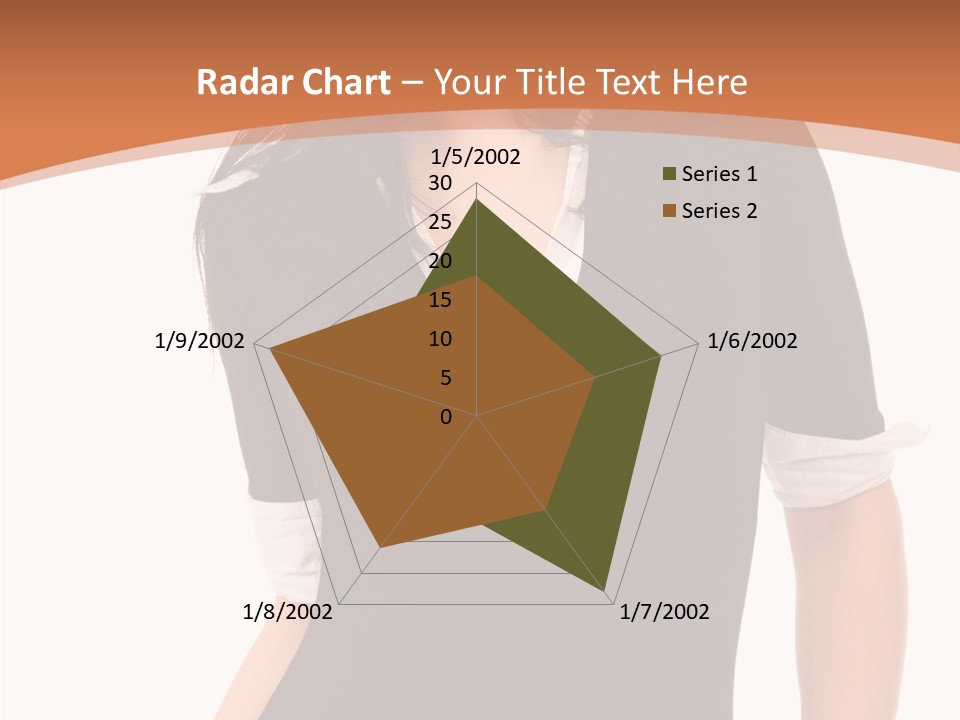 Female Smile Beautiful PowerPoint Template