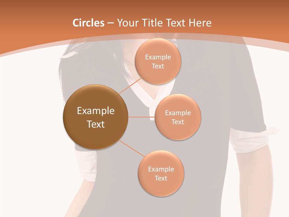 Female Smile Beautiful PowerPoint Template