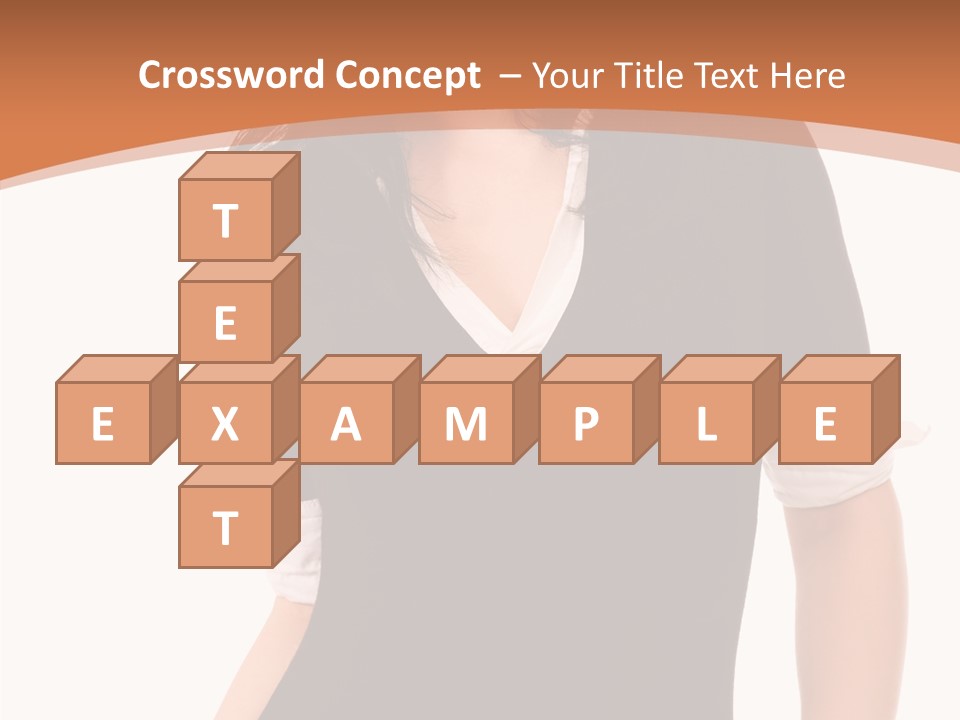 Female Smile Beautiful PowerPoint Template