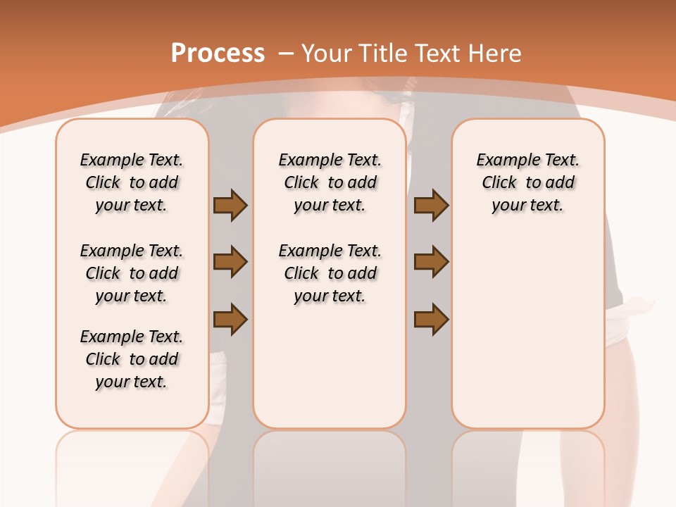Female Smile Beautiful PowerPoint Template