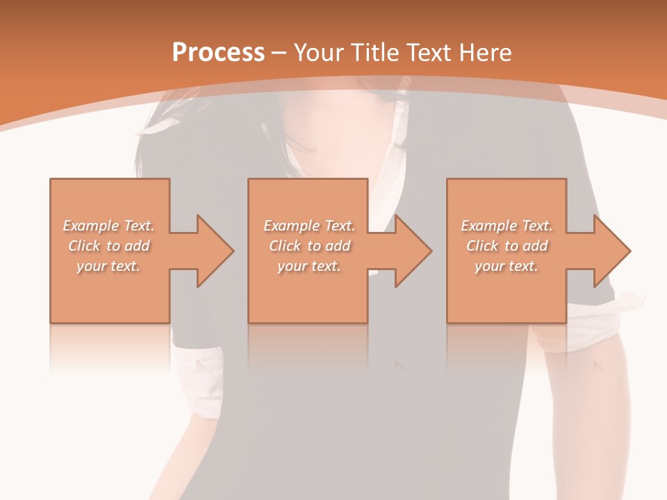Female Smile Beautiful PowerPoint Template