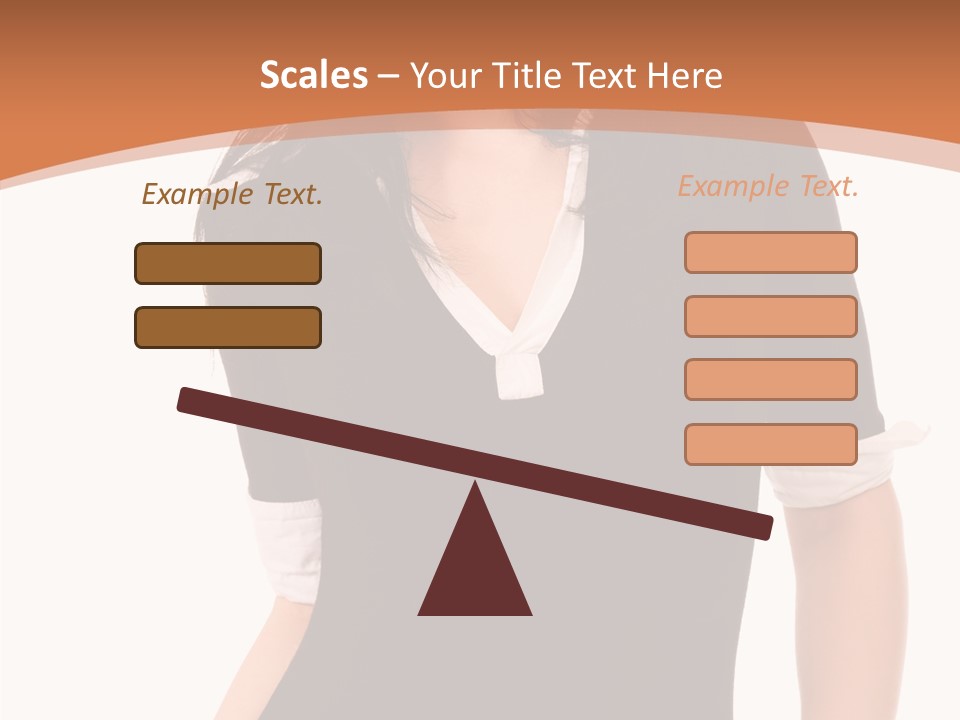 Female Smile Beautiful PowerPoint Template