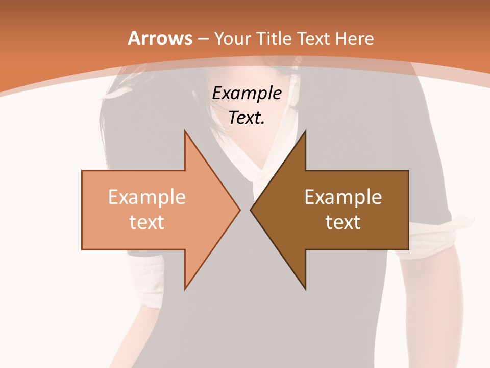 Female Smile Beautiful PowerPoint Template