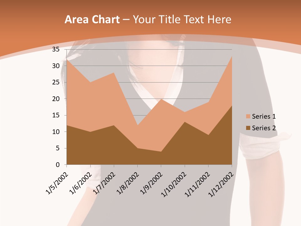 Female Smile Beautiful PowerPoint Template