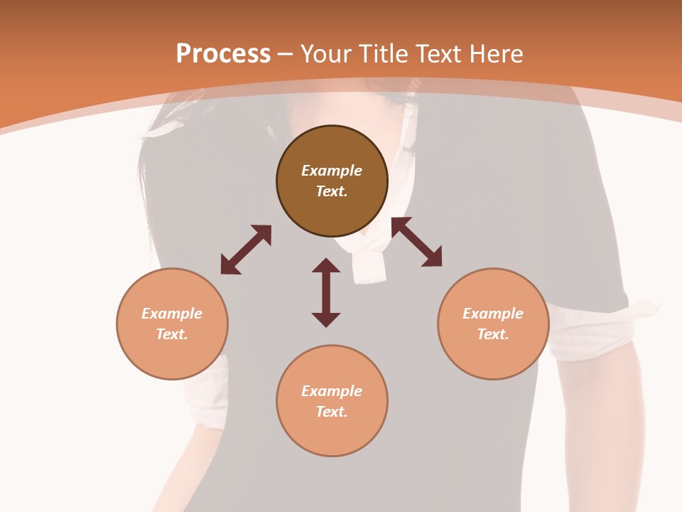 Female Smile Beautiful PowerPoint Template