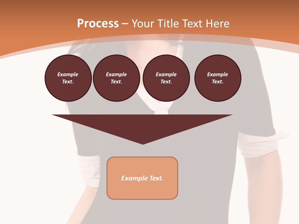 Female Smile Beautiful PowerPoint Template