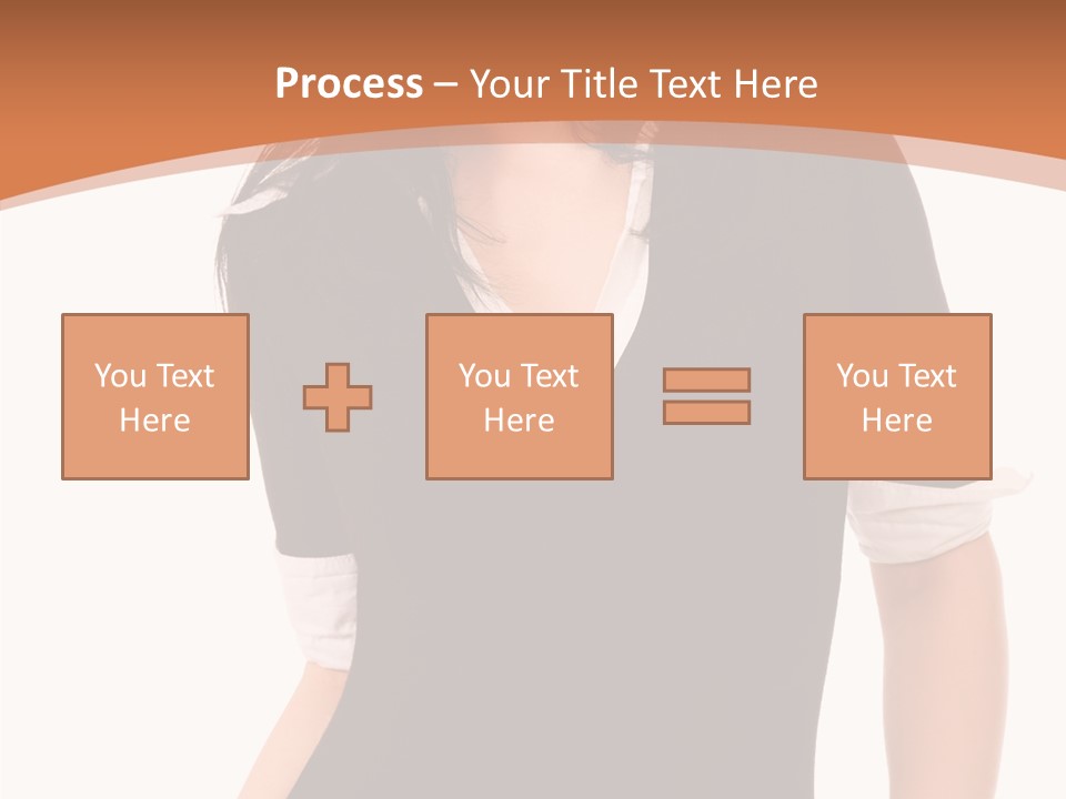 Female Smile Beautiful PowerPoint Template