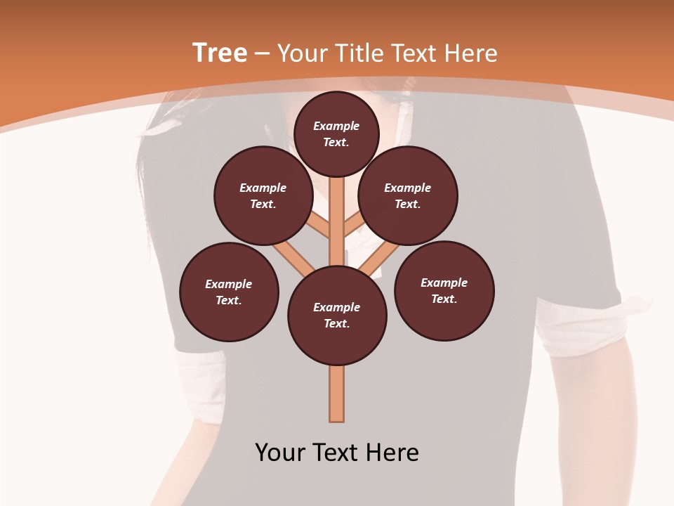 Female Smile Beautiful PowerPoint Template