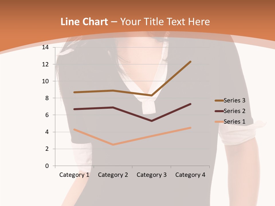 Female Smile Beautiful PowerPoint Template
