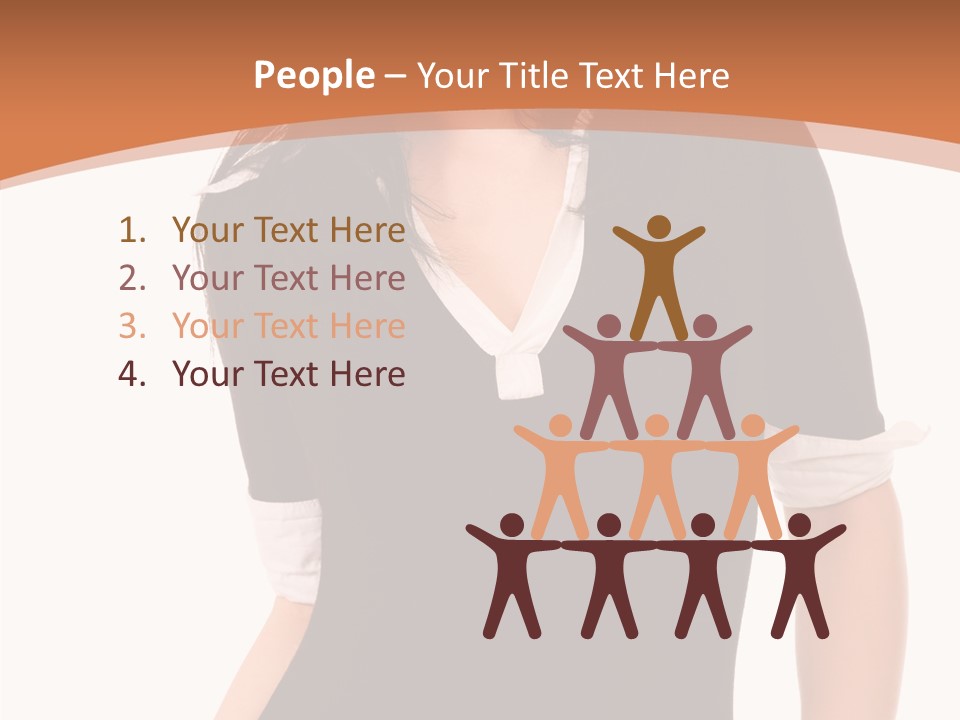 Female Smile Beautiful PowerPoint Template