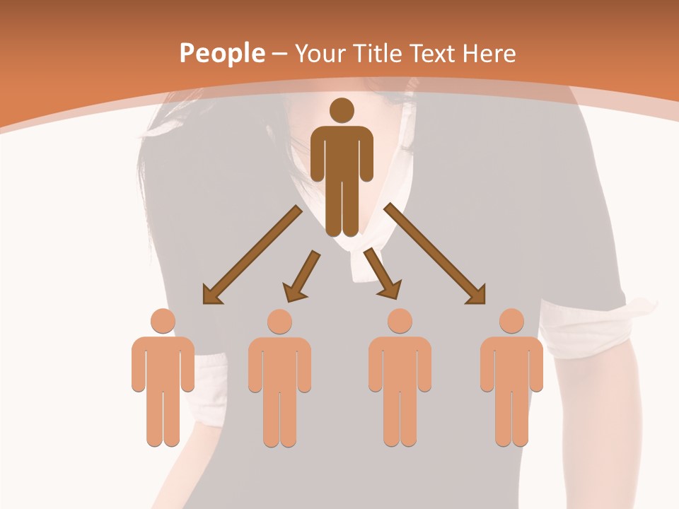 Female Smile Beautiful PowerPoint Template