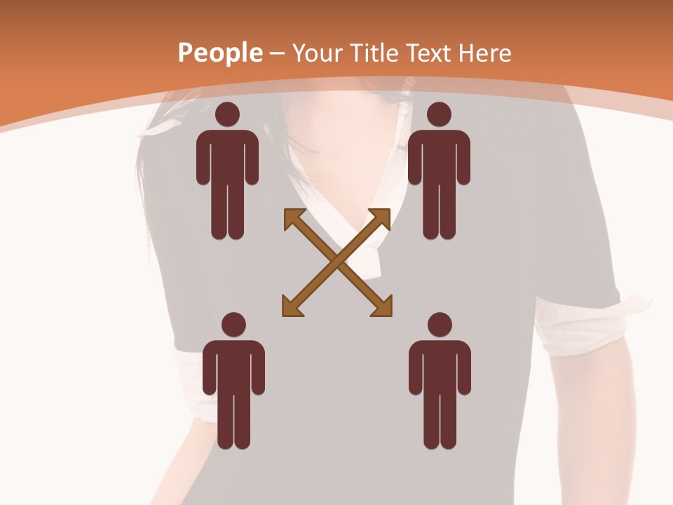 Female Smile Beautiful PowerPoint Template