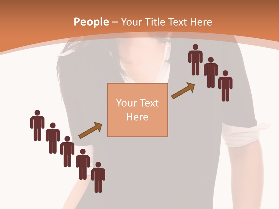 Female Smile Beautiful PowerPoint Template