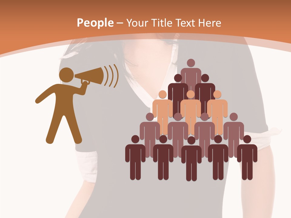 Female Smile Beautiful PowerPoint Template