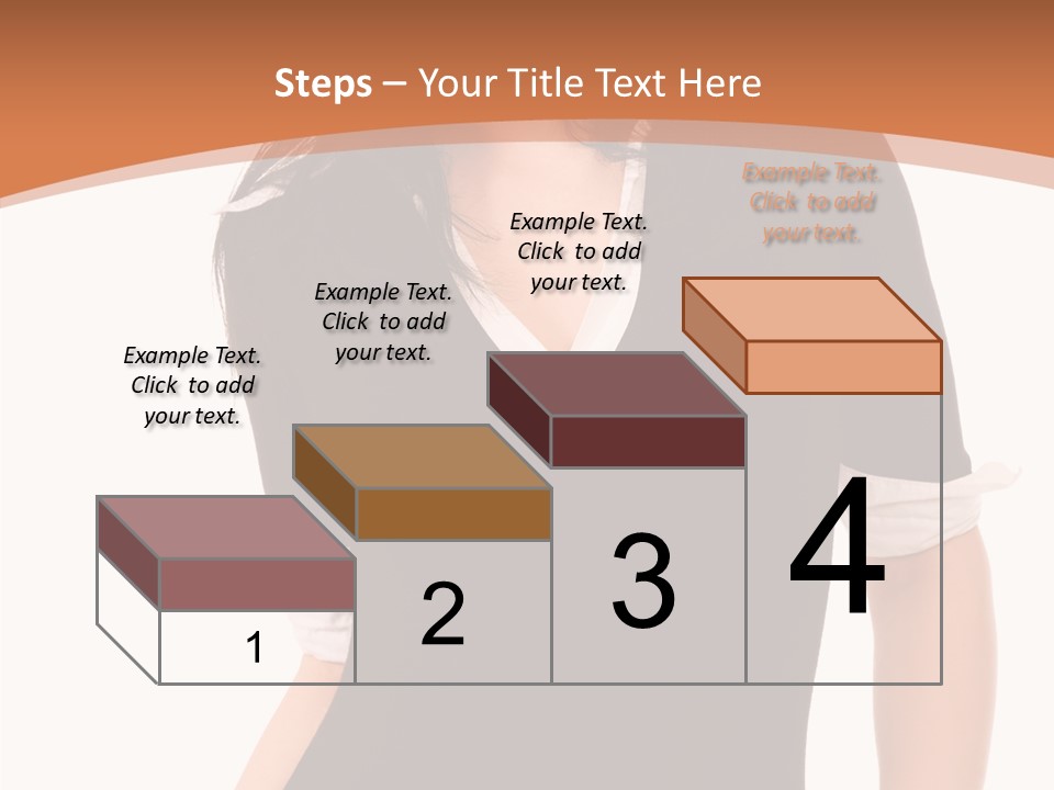 Female Smile Beautiful PowerPoint Template