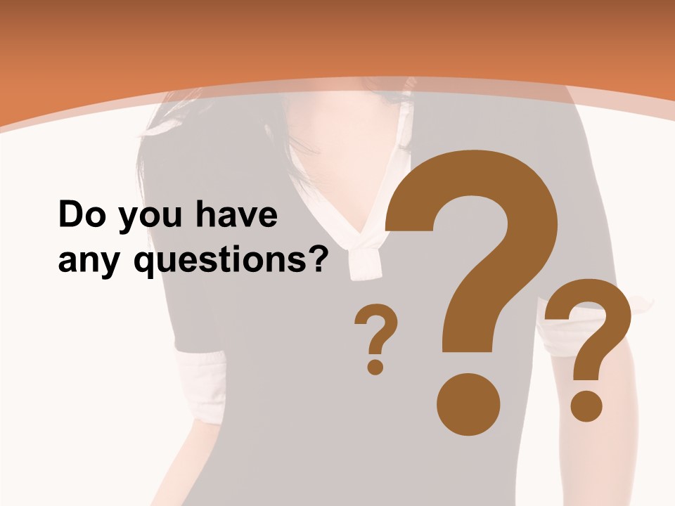 Female Smile Beautiful PowerPoint Template