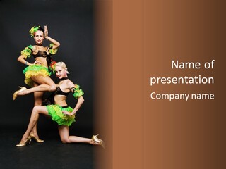 Duet Performance Female PowerPoint Template