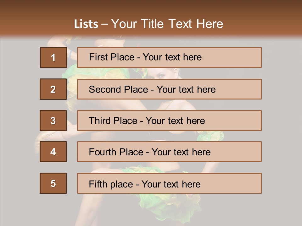 Duet Performance Female PowerPoint Template