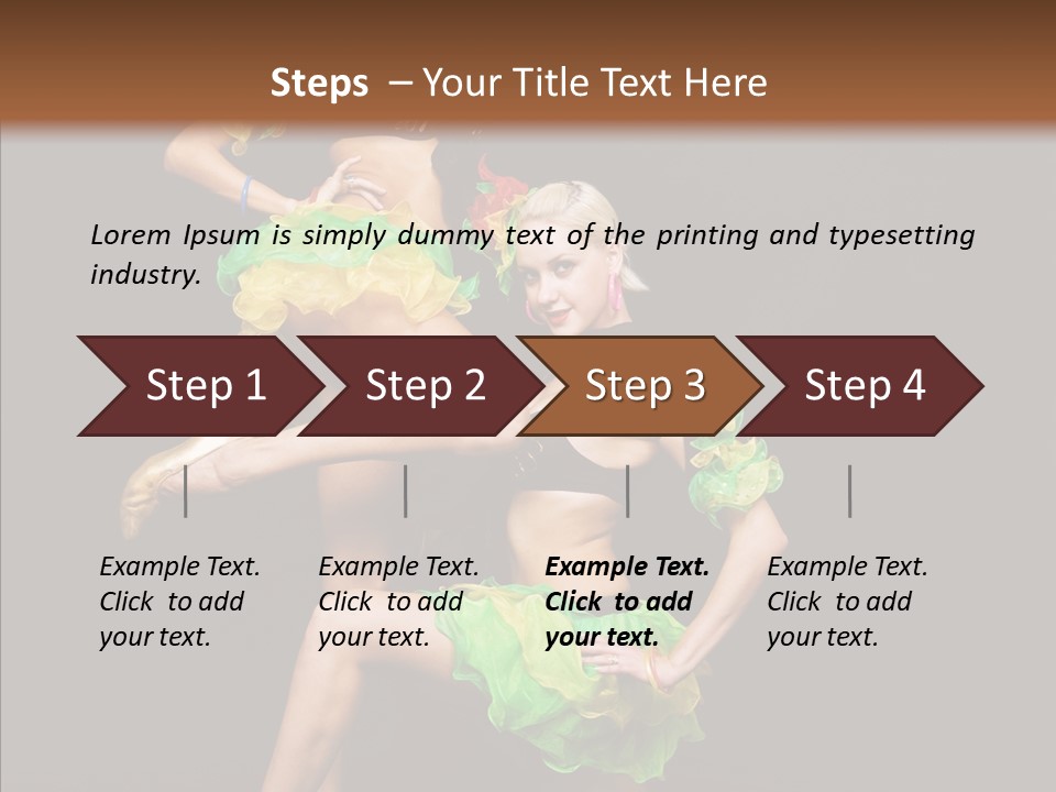 Duet Performance Female PowerPoint Template