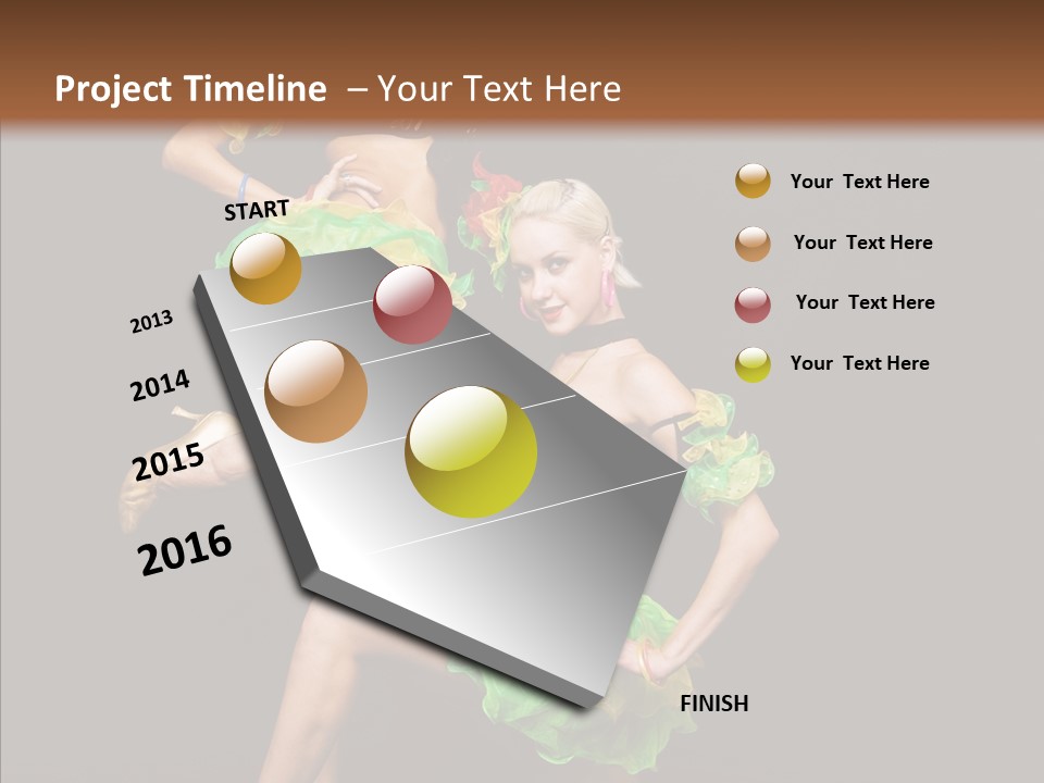 Duet Performance Female PowerPoint Template
