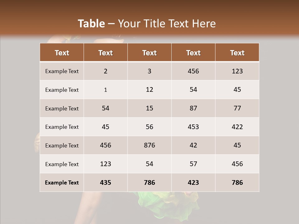 Duet Performance Female PowerPoint Template