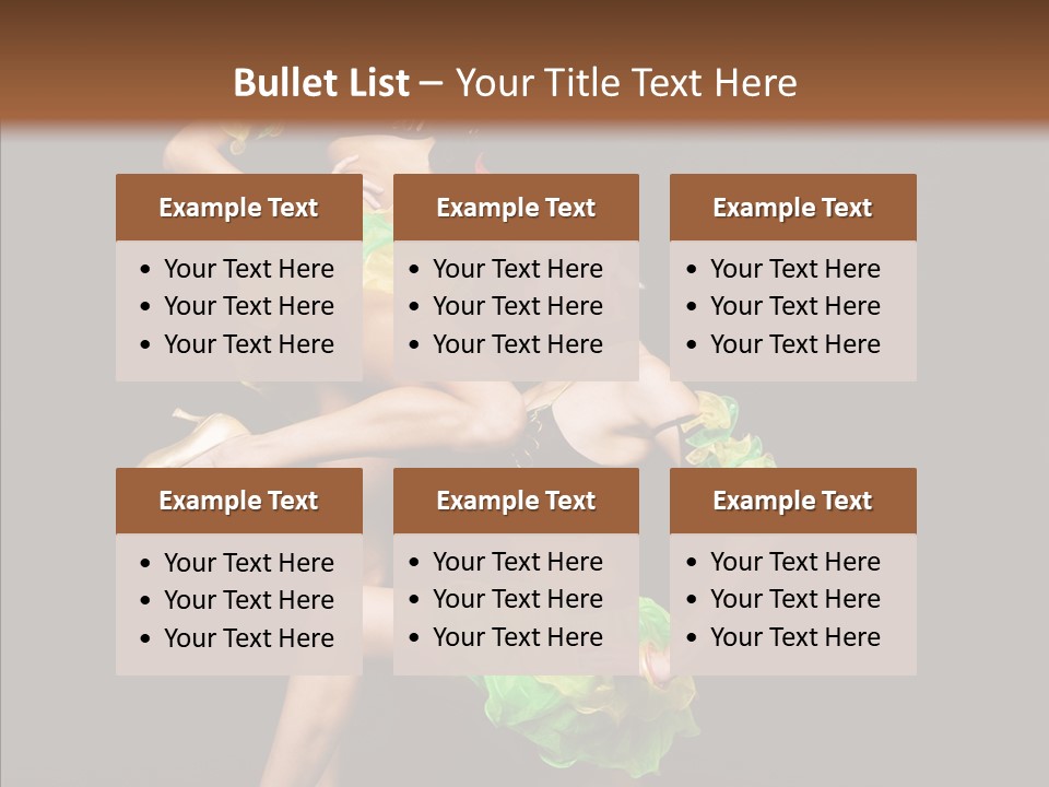 Duet Performance Female PowerPoint Template