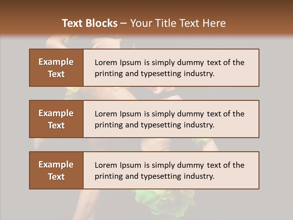Duet Performance Female PowerPoint Template