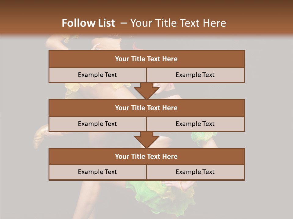 Duet Performance Female PowerPoint Template