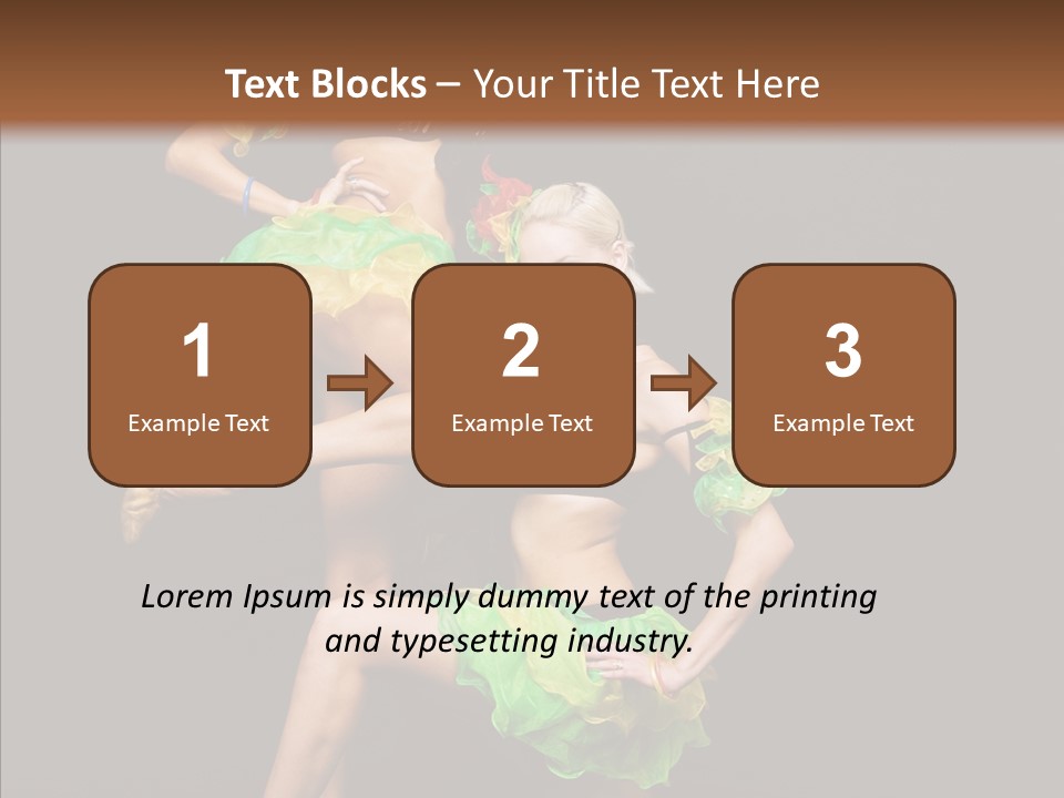 Duet Performance Female PowerPoint Template