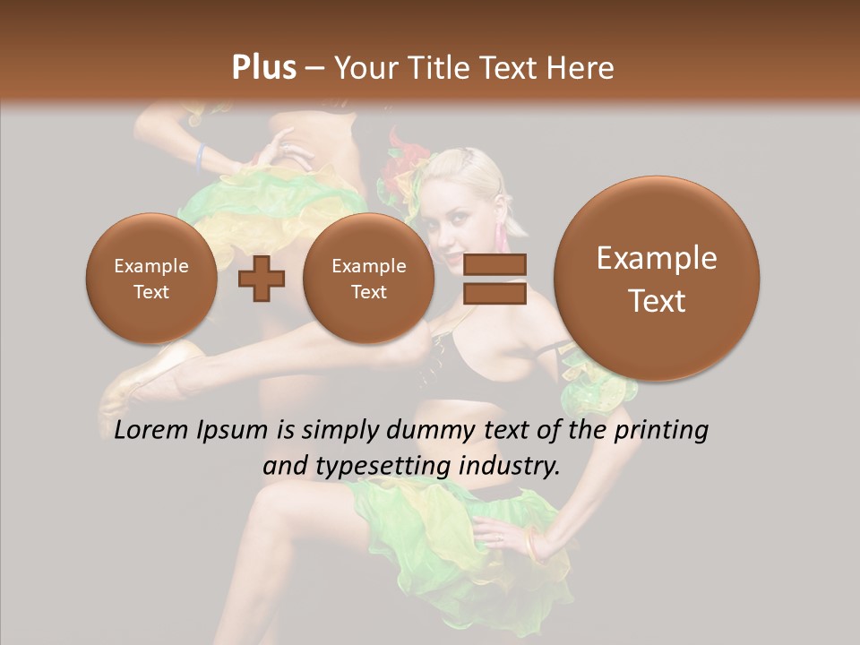 Duet Performance Female PowerPoint Template