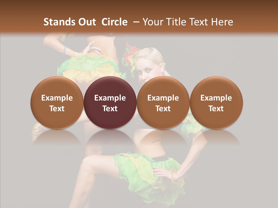 Duet Performance Female PowerPoint Template