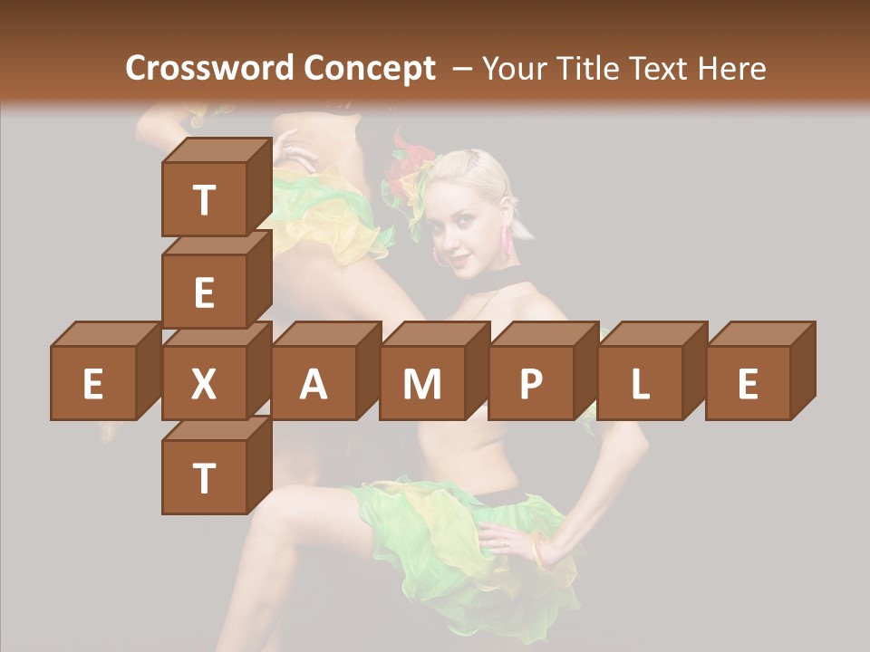 Duet Performance Female PowerPoint Template