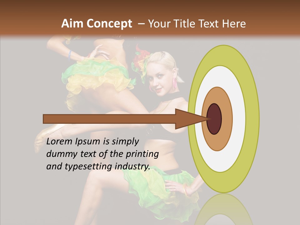 Duet Performance Female PowerPoint Template