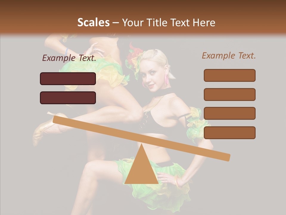 Duet Performance Female PowerPoint Template