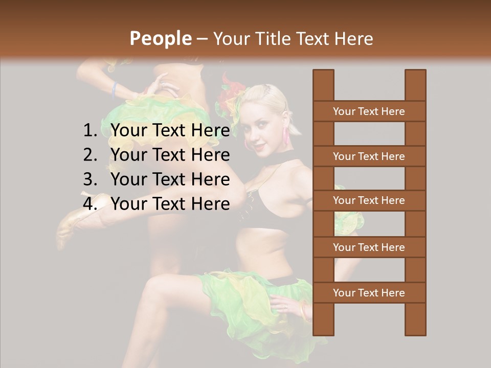 Duet Performance Female PowerPoint Template