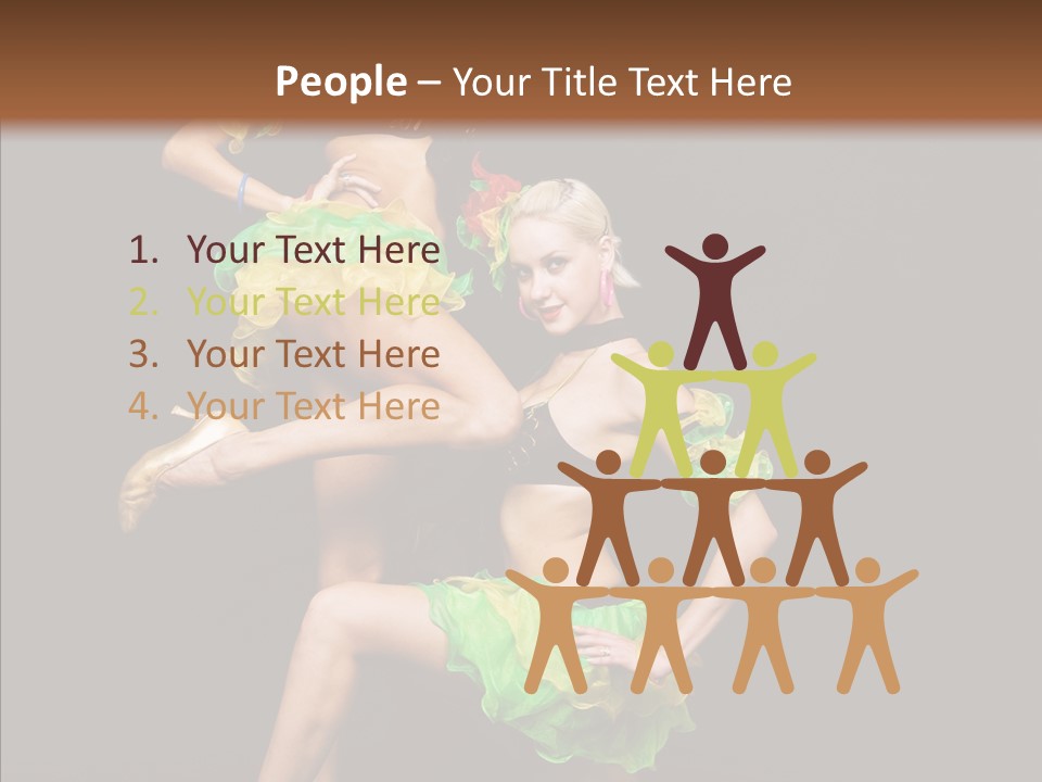 Duet Performance Female PowerPoint Template