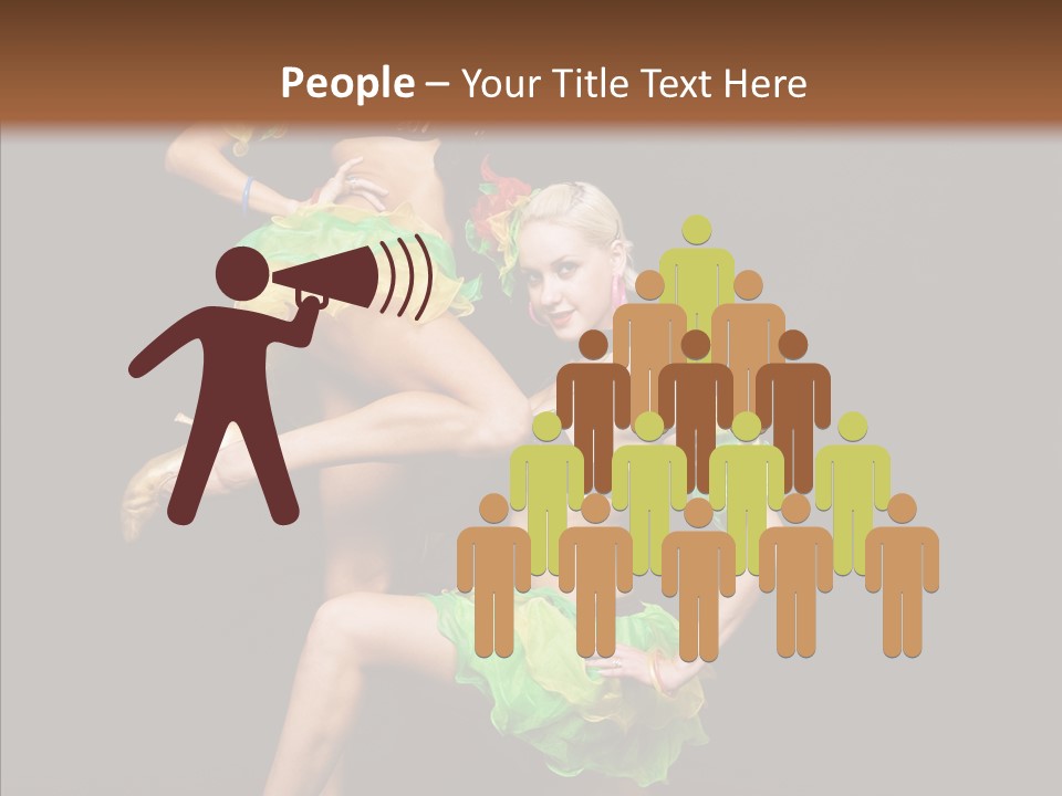 Duet Performance Female PowerPoint Template