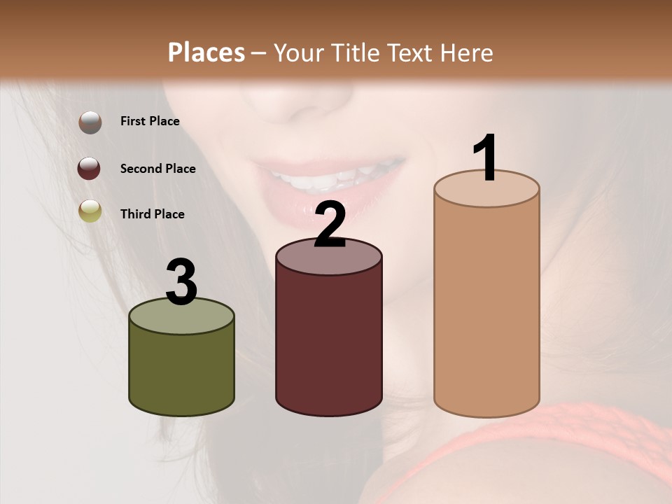 Youth Attractive Close Up PowerPoint Template