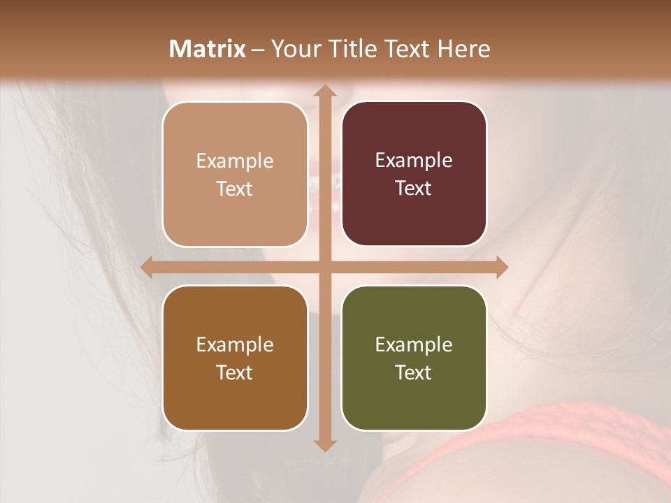 Youth Attractive Close Up PowerPoint Template