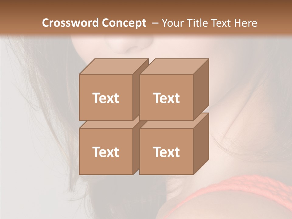 Youth Attractive Close Up PowerPoint Template