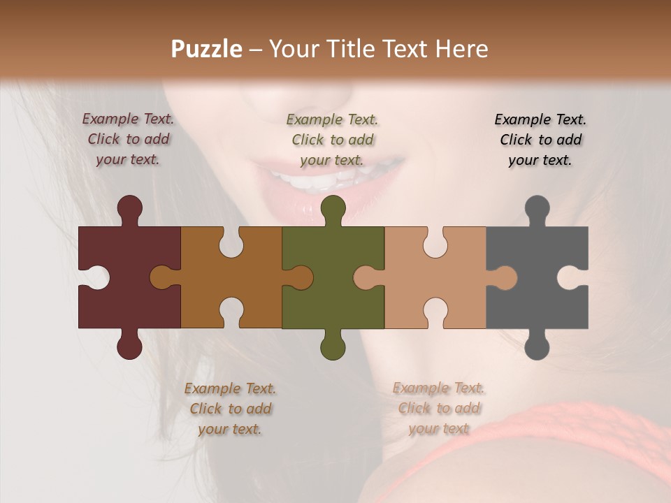 Youth Attractive Close Up PowerPoint Template