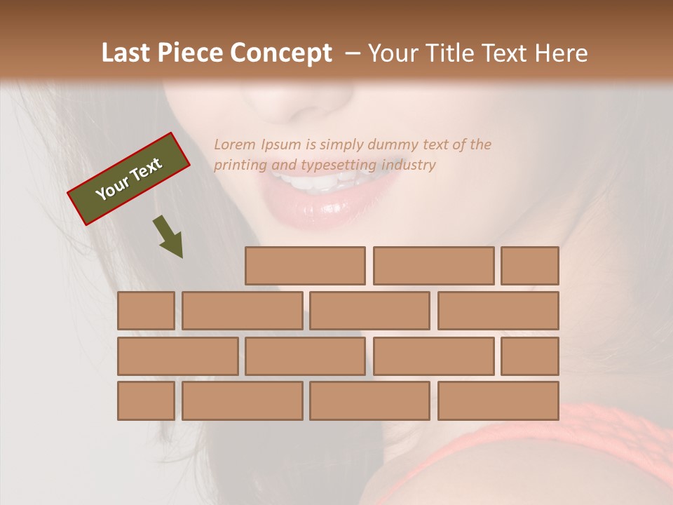 Youth Attractive Close Up PowerPoint Template