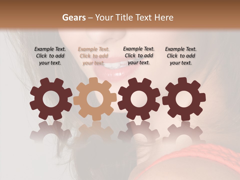 Youth Attractive Close Up PowerPoint Template