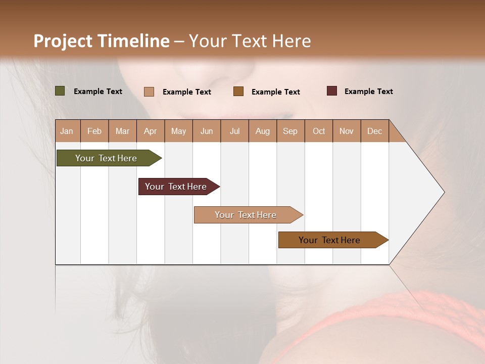 Youth Attractive Close Up PowerPoint Template